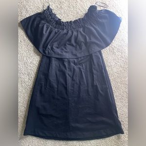 H&M Black 2 Layer Dress